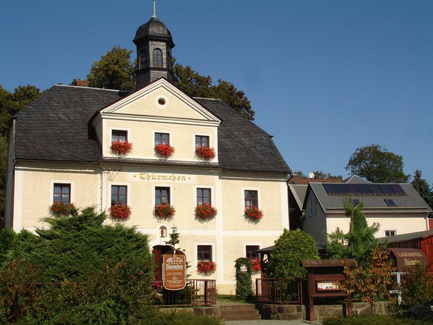 Landhotel Thuermchen Schirgiswalde-Kirschau Dış mekan fotoğraf